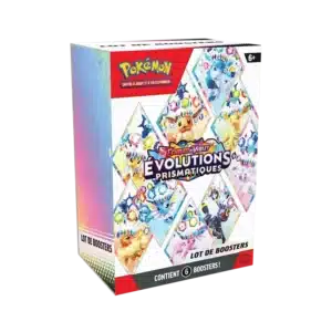 Bundle Pokémon Évolutions Prismatiques EV8.5 – 6 Boosters Scellés [FR]