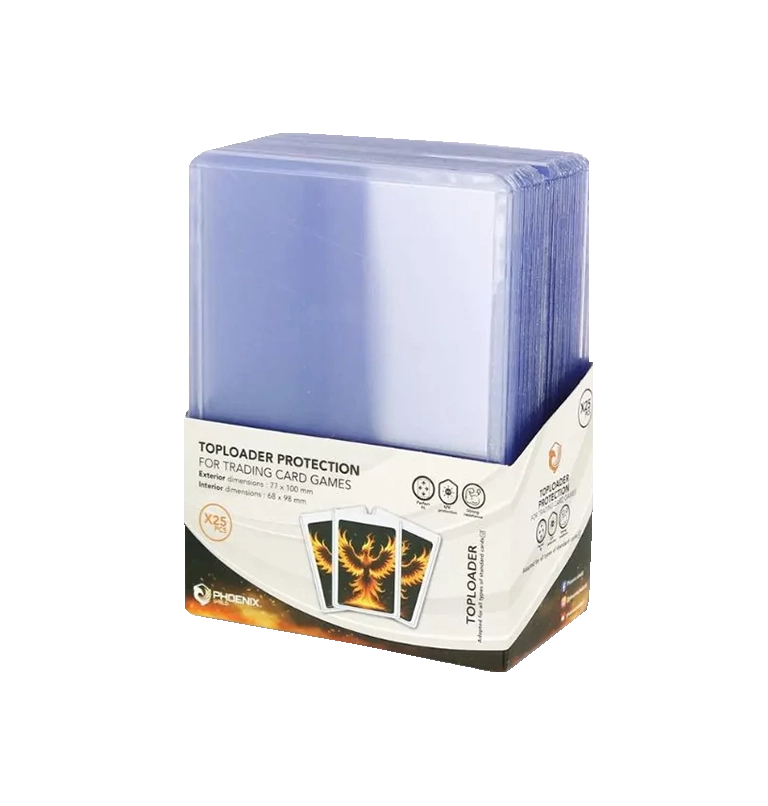 Phoenix Shield : Toploader x25 Clear Regular – Standard
