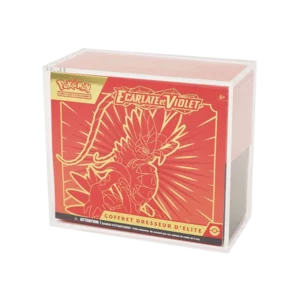 Protection Coffret Dresseur d'Élite – Acrylique Plexiglas Aimanté (pour ETB)