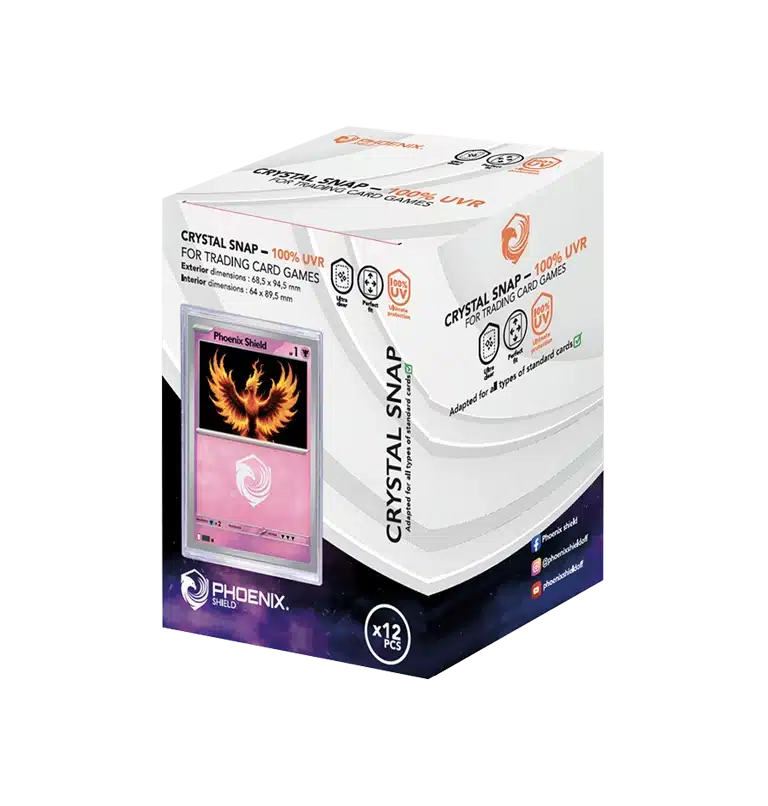 Phoenix Shield – Mini Snap Crystal 100% UVR (x12) – Protecteurs rigides
