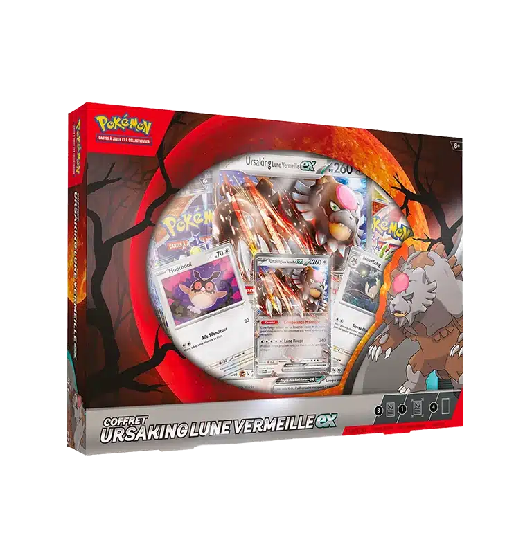 Coffret Pokémon – Ursaking Lune Vermeille-ex – FR