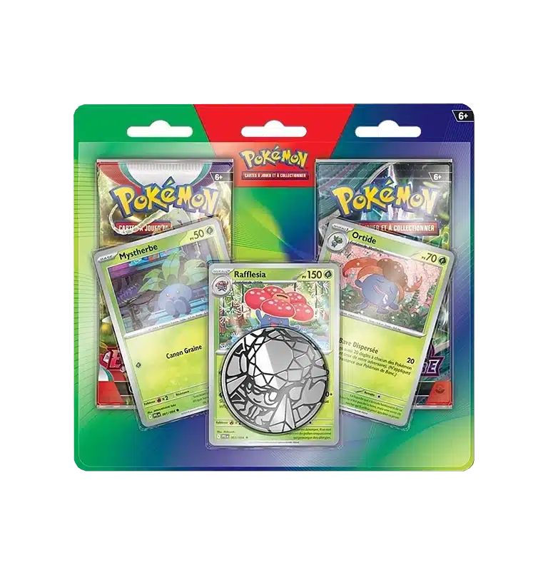 Duopack Pokémon – Mystherbe, Ortide & Rafflesia (FR – Mars 2026)