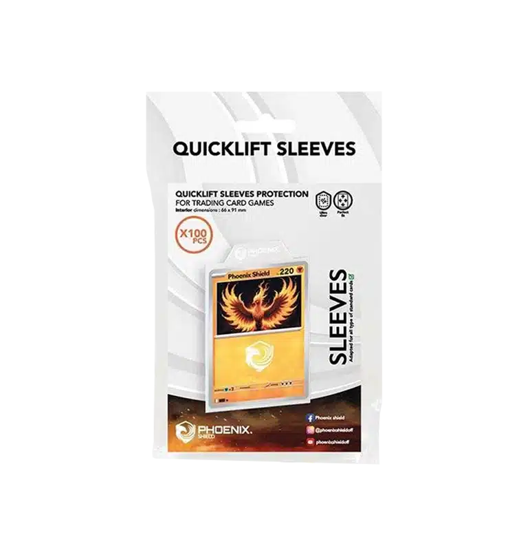 Phoenix Shield : Sleeves avec languettes (Tabs) x100