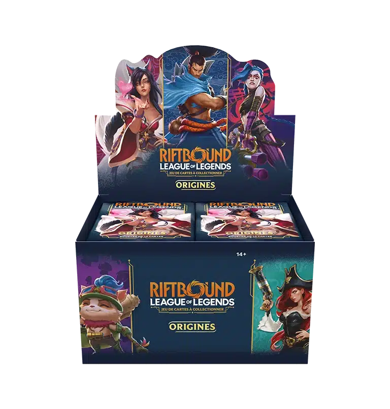 Display Riftbound LoL – Origines Set 1 – 24 Boosters (FR)