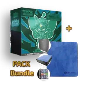 Bundle Pokémon Mascarade Crépusculaire EV06 ETB + Classeur Phoenix Shield Prestige Velvet Blue 900 Cartes [FR]